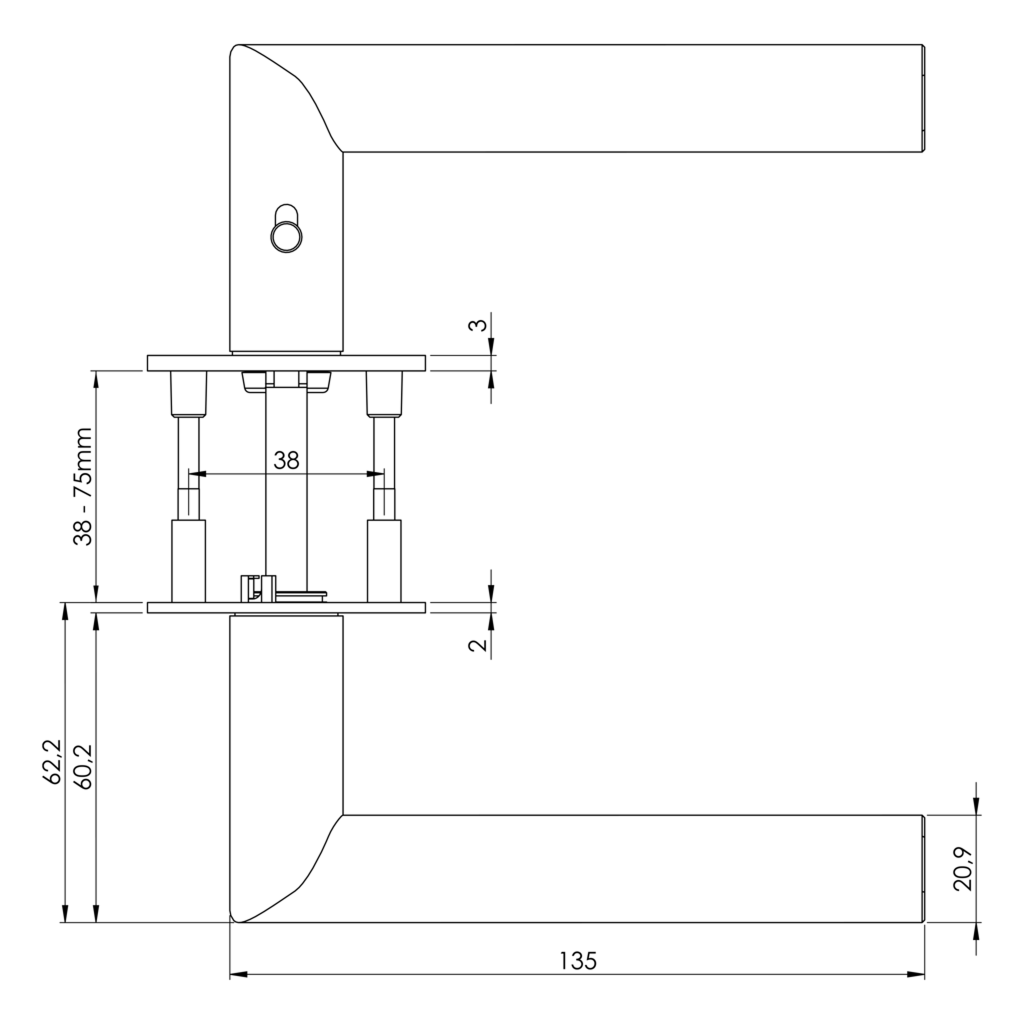 Griffwerk TRI 134 Piatta S