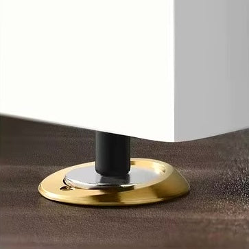 Invi Concealed Magnetic Door Stop - Gray/Silver Base