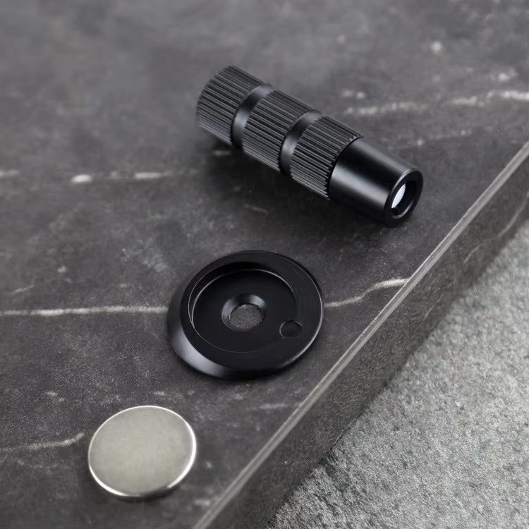 Invi Concealed Magnetic Door Stop - Black Base