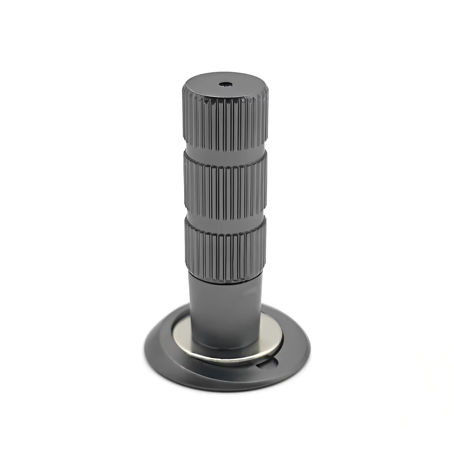 Invi Concealed Magnetic Door Stop - Gray/Silver Base