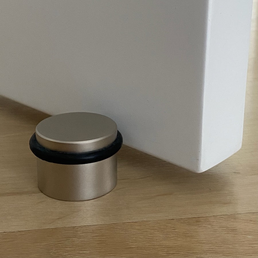 M&T Lusy Door Stop - Satin Nickel