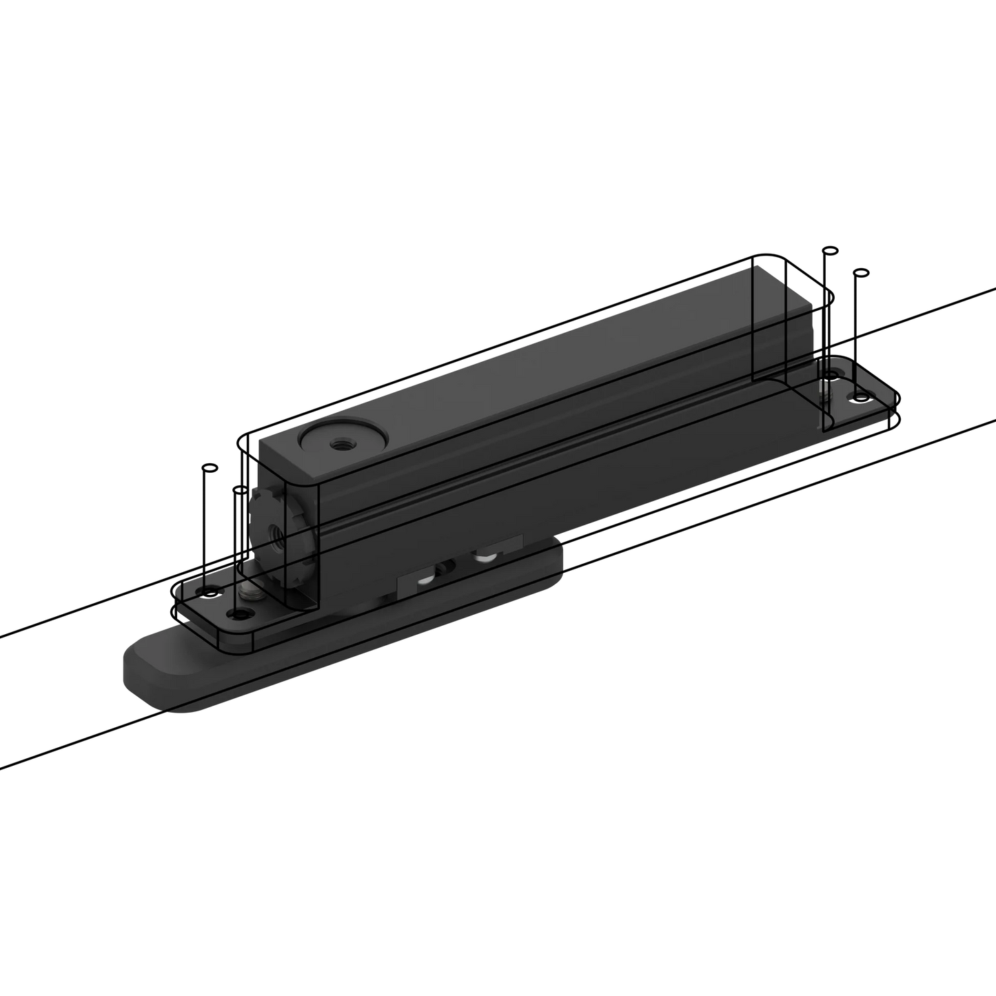 Stealthpivot NL Concealed Pivot Door Hinge