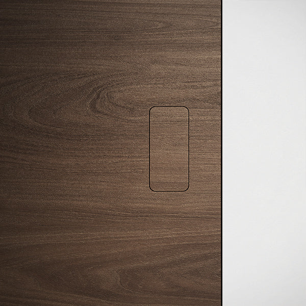 Bonaiti Ghost (AGB ZERO) with a custom insert blends in with the door, making the door handle invisible.  