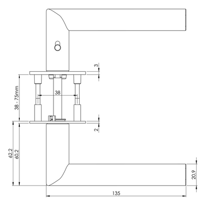 Griffwerk TRI 134 Piatta S