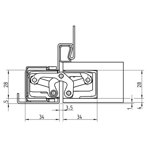 Tectus TE 440 3D Concealed Door Hinge