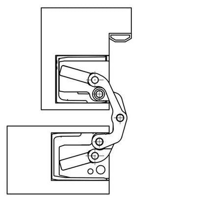 Tectus TE 440 3D Concealed Door Hinge