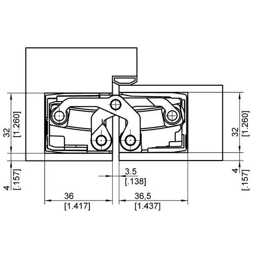 Tectus TE 540 3D Concealed Door Hinge