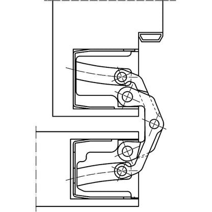 Tectus TE 540 3D Concealed Door Hinge