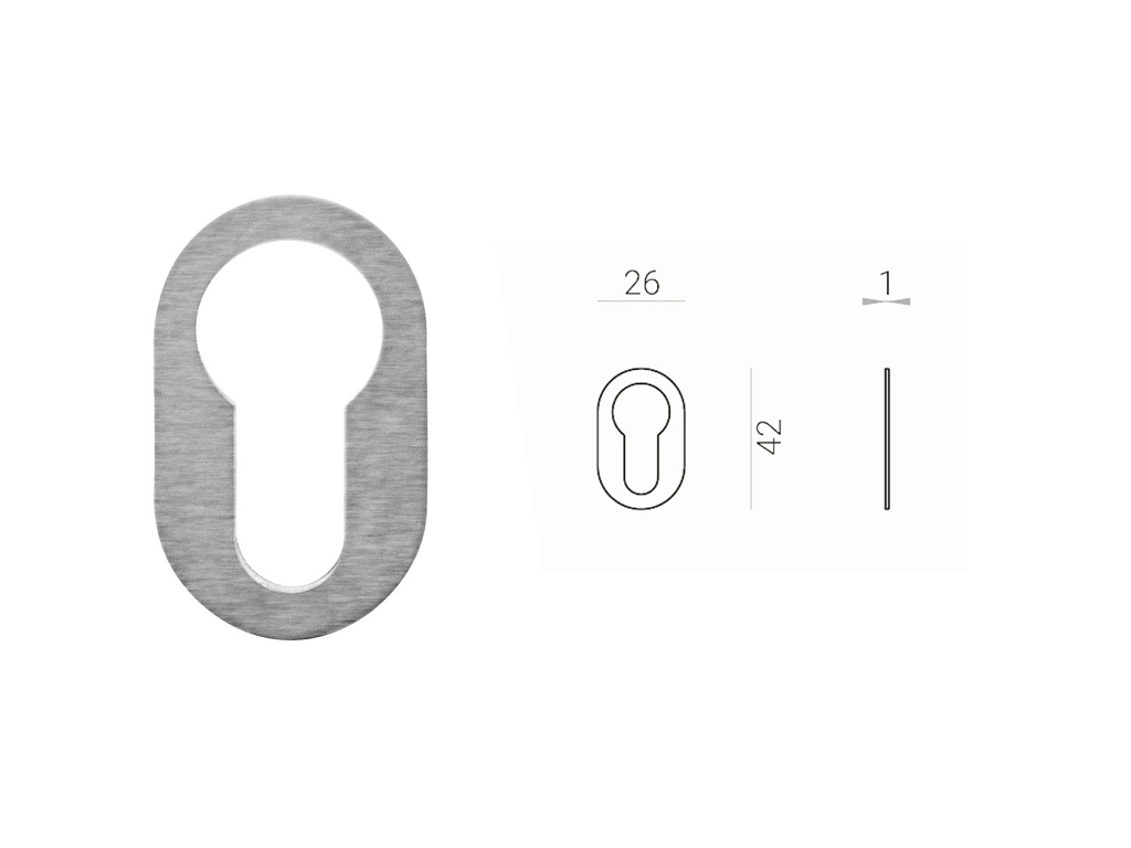 Verum Baar Passage Door Lever Set